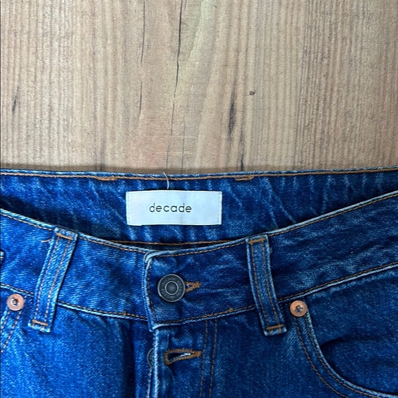 Dark Wash Decade Studio Bonnie Straight Leg Jeans - Picture 2 of 6